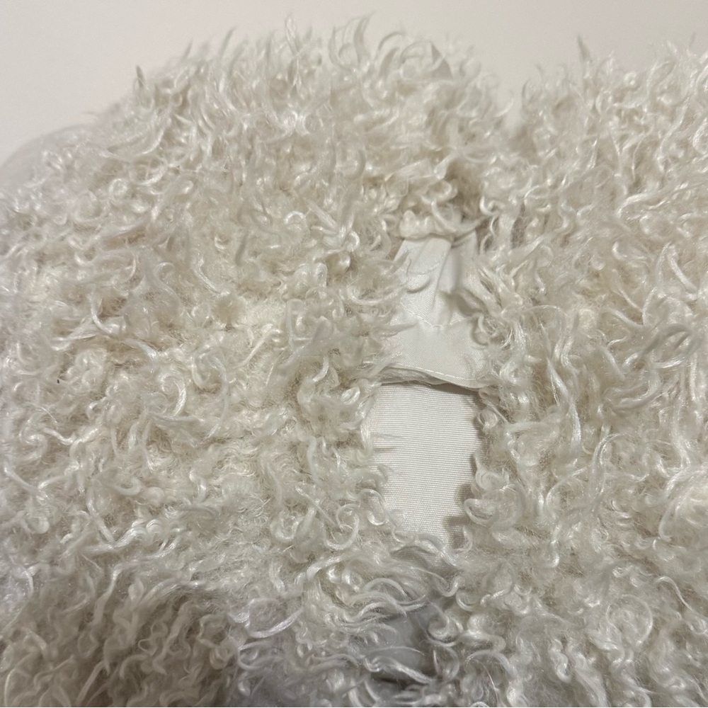 Fluffy White Throw Blanket